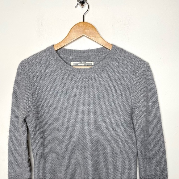 All Saints Char Boyfriend Jumper Sweater 100% Cashmere Sz2 - Picture 7 of 15